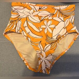 NWOT Tropical Tummy Control High Waist Kona Sol Bikini Bottoms-xs